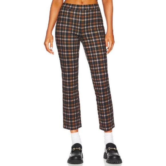 Sanctuary Carnaby Kick Crop (Cottage
Check) Semi High Rise Legging size L - Picture 3 of 8